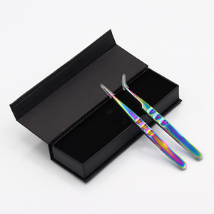 Cao cấp thép không gỉ cá nhân khối lượng Nhíp nhọn tip lông mi mở rộng Applicator với nhãn hiệu riêng - Product Image 3