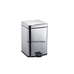White Enameled Finished Silver Matte Finished Customized Dustbin for Hospitals and Clinic Waste Garbage <strong>Bin</strong> - Product Image 5