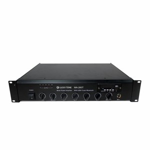 260W Mixer Power Amplifier with USB and Tuner for Public Address System - Product Image 4