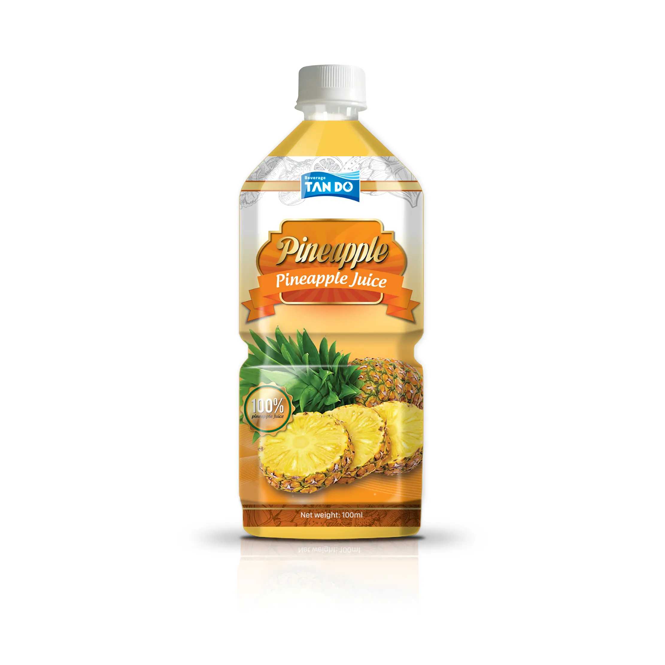 Zumo de piña sin azúcar, fruta, néctar, saludable, fresco, 330ml