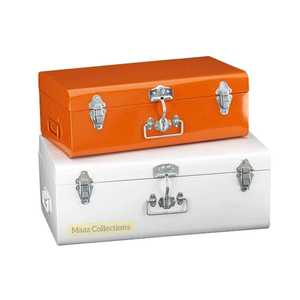 NewTrunk kutusu depolama dekoratif Metal depolama kutusu gövde kilitleri ve kolları - Product Image 6