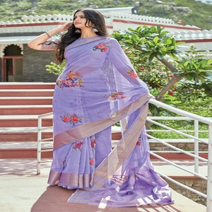 <strong>DESIGNER</strong> ORGANZA SAREE - Product Image 6