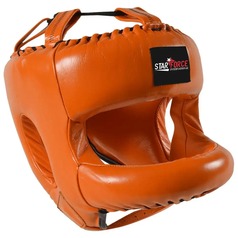 Wit Hoofdbescherming Boksen Protector Hoofdbeschermer Training Helm Boksen Mma Martial Arts Kick Gear Gezicht