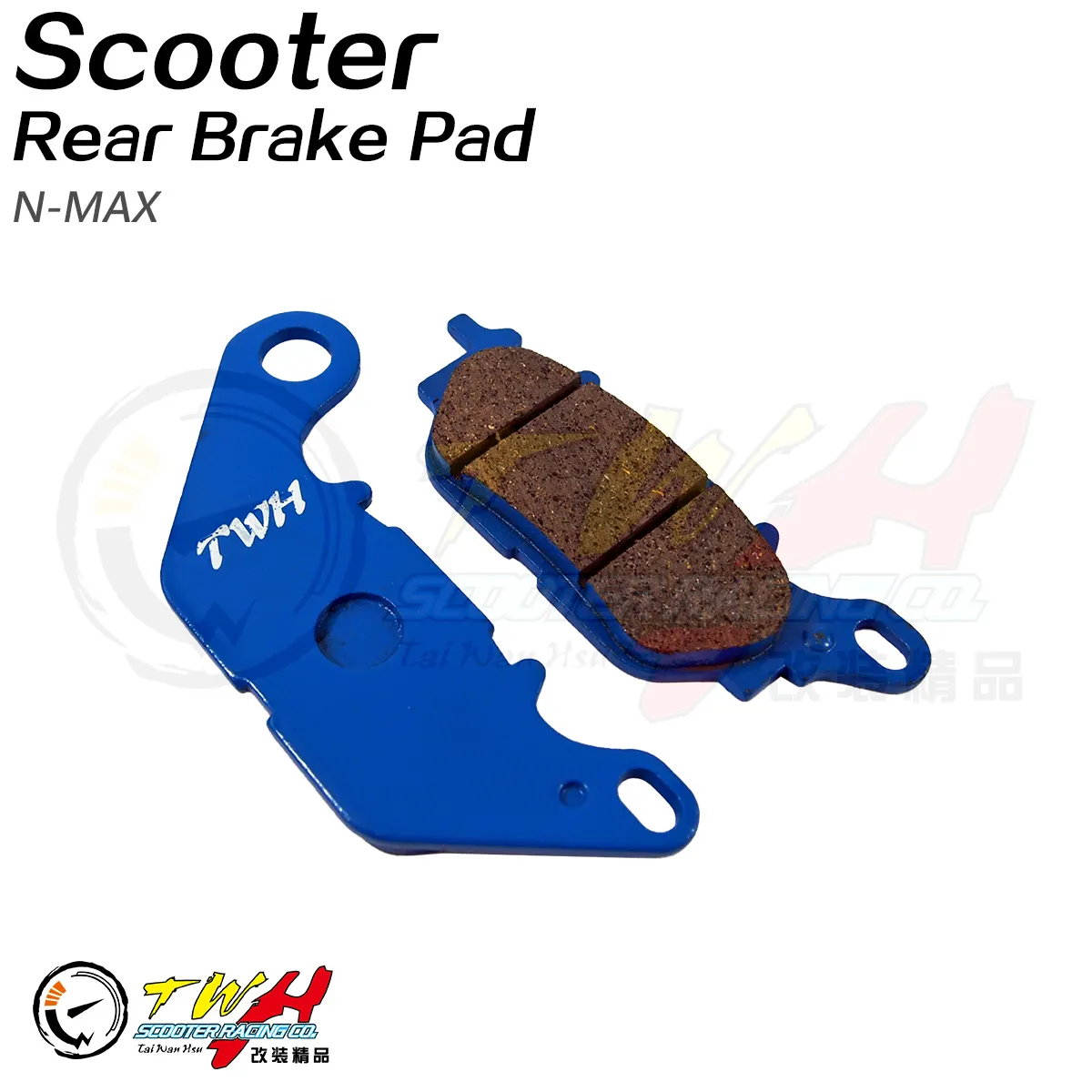 TWH N-MAX Motorcycle Scooter Rear Brake Pad For YAMAHA