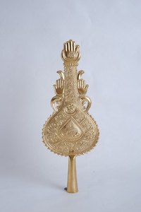 Punjatan Mubarak Hazrat Abbas A.S .. การออกแบบที่ยอดเยี่ยมที่มีคุณภาพสูงชุบทองศาสนาอิสลามอาหรับ Zari Imam Hussain A.S .. - Product Image 3