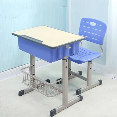 Chaise et bureau combinés pour salle de classe primaire, pour les étudiants, prix bon marché, combinée