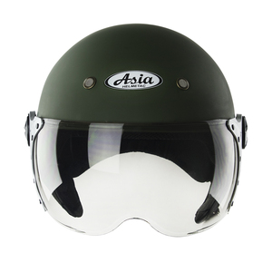 ASIA MT-135 Half Face Racing <strong>Helmet</strong> High Quality Advanced ABS with Visor Open Face Safety Design Factory <strong>Price</strong> Best Seller - Product Image 1