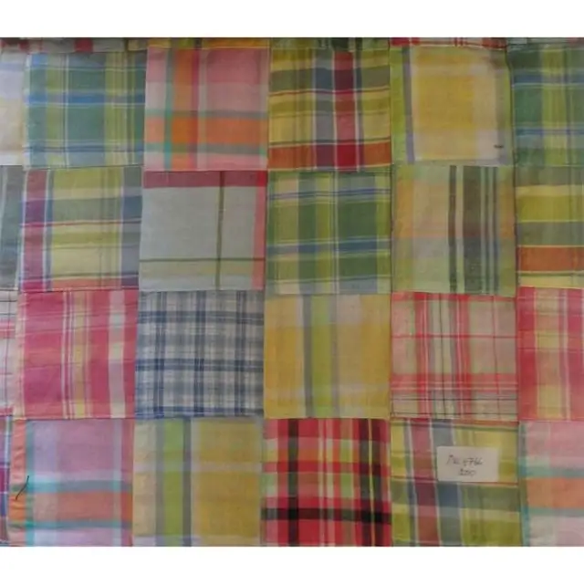 Elbise giysi gömlek ceket için en çok satan ürünler türk madras pamuk patchwork kumaş