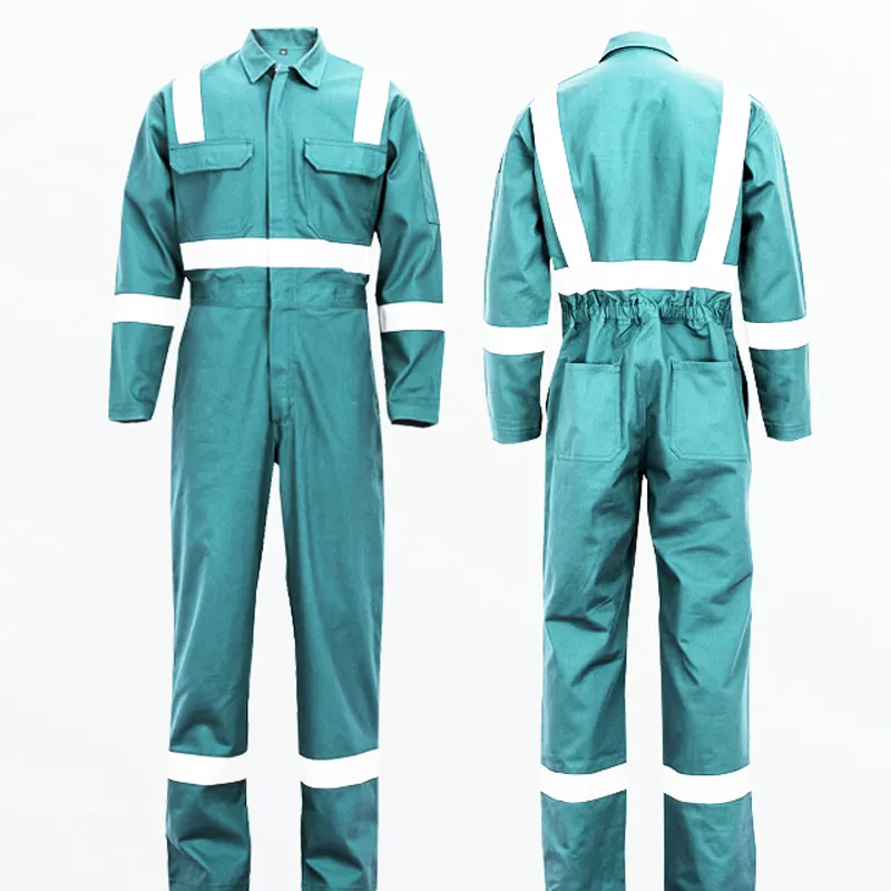 Reflective Mechanic Coverall Safety Clothing Work Wear Coverall Industrial High Performance Flame Retardant Coverall