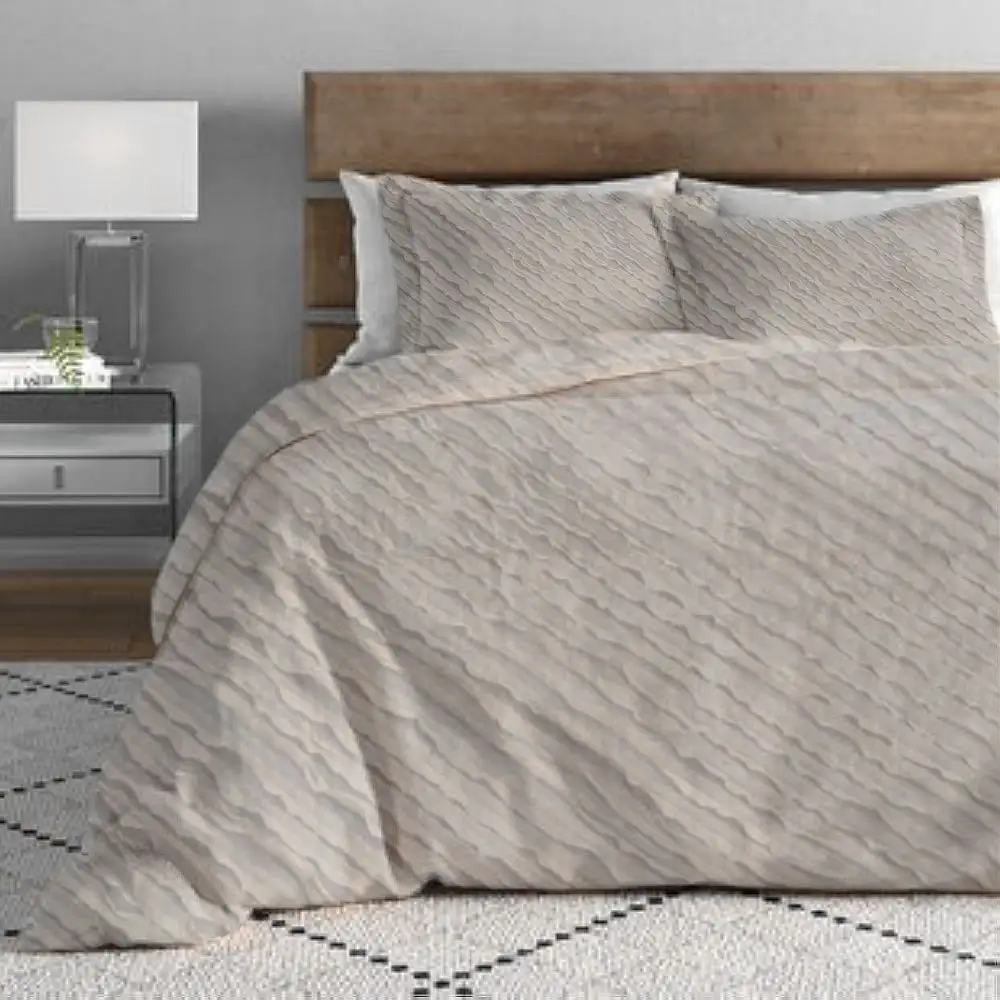 Frill Designer Cotton Voile Quilt handmade Bedspread Comforter Set Duvet Cover