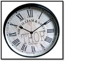 <span class=keywords><strong>Sir</strong></span> <span class=keywords><strong>William</strong></span> & <span class=keywords><strong>Smith</strong></span> London Art Deco mặt duy nhất thạch anh Chrome Đồng hồ treo tường với kim hiển thị cho trang trí trường học - Product Image 4