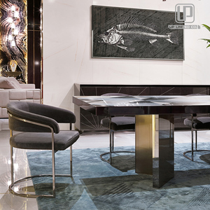 Italian Antique Dining <strong>Table</strong> <strong>Set</strong> <strong>3</strong> Typle Mable Top <strong>Table</strong> Design Rectangle 2 Meters Dining <strong>Table</strong> <strong>Set</strong> - Product Image 3
