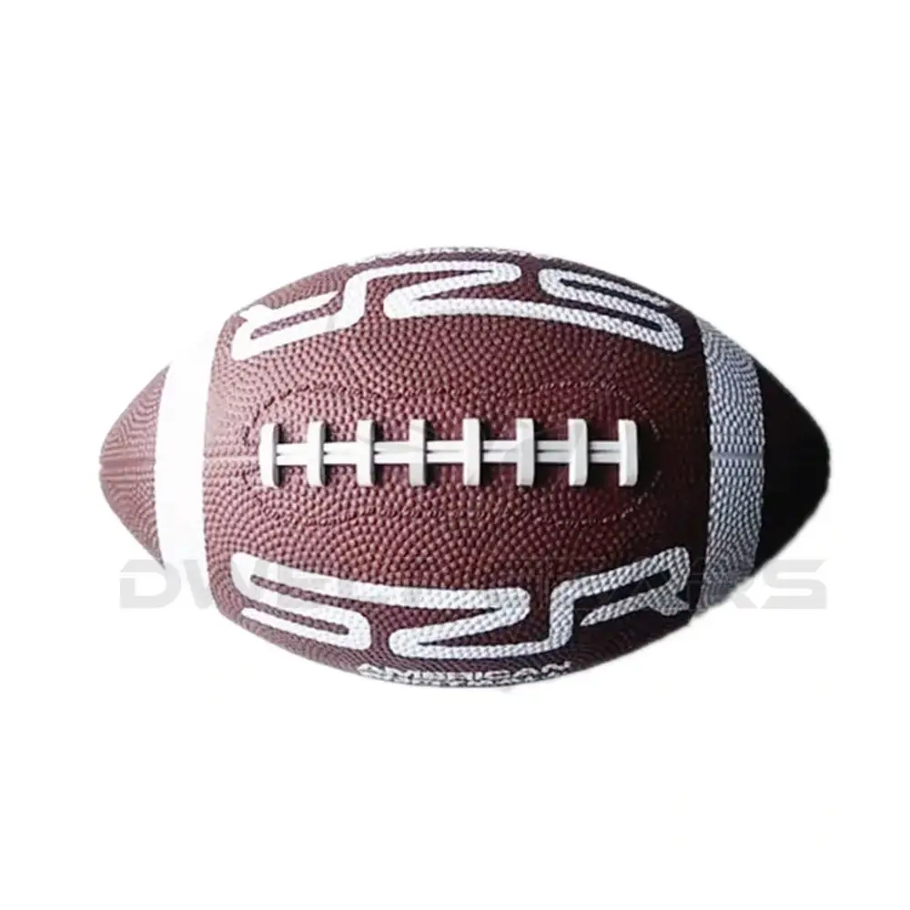 थोक के लिए मानक आकार 5 पु चमड़े अमेरिकी फुटबॉल प्रतियोगिता फुटबॉल मैच प्रशिक्षण गेंद