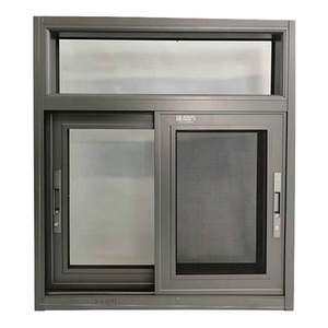Özel çift cam alüminyum çerçeveli sürgülü pencereler alüminyum sürgülü pencere 3 parça sürgülü pencereler - Product Image 1