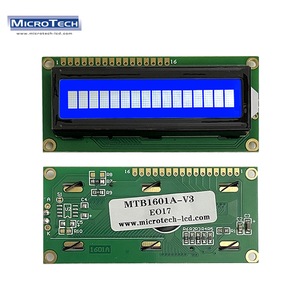 1601A dot matrix COB interfaccia MPU a 8 bit 16X1 caratteri STN blu negativo monocromatico MPU modulo display LCD - Product Image 1