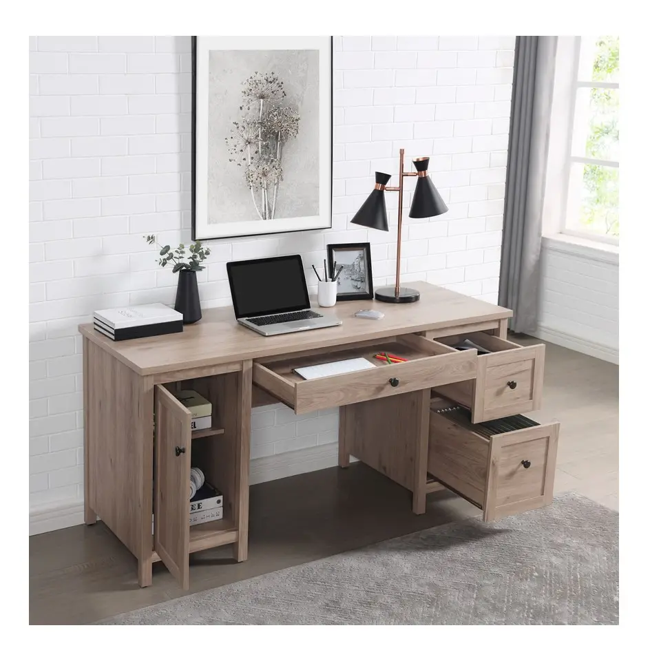 הנהלת שולחן שולחן משרד ריהוט מודרני מחשב שולחן מודרני עיצוב שולחן שולחן בית משרד