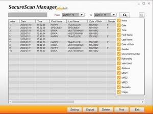 Plustek SecureScan X50 - Passport <strong>Reader</strong> and ID Card Scanner, Auto-Detect and Scan, Support ICAO <strong>Doc</strong> 9303 . Software Include - Product Image 4