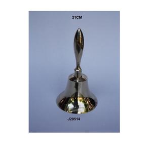 Metal Handle Bell Made in Cast Brass in Mirror Polish Also Available in Silver Plating Christmas Bell - Product Image 3