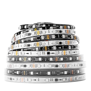 WS2811 RGB Led şerit 5050 SMD adreslenebilir 30/48/60/96/144led/m Led dış 1 Ic kontrol 3 led Normal/parlak 1m 5m DC12V - Product Image 1