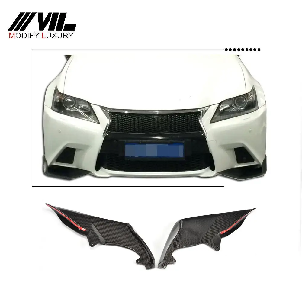 Передние разветвители из углеродного волокна GS F для Lexus GS F 12-15