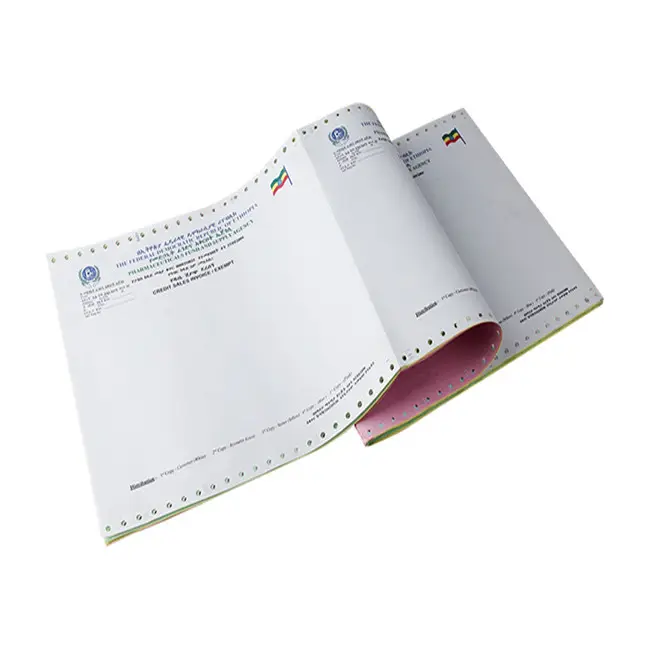 241 280mm x 9,5 "x 11" continua formas de papel NCR papel autocopiativo