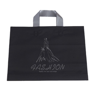 Support Customization Top Quality Biodegradable Poly Plastic <strong>Soft</strong> <strong>Loop</strong> <strong>Handle</strong> Shopping Packaging Bag with Custom Print logo and Size Thickness - Product Image 5