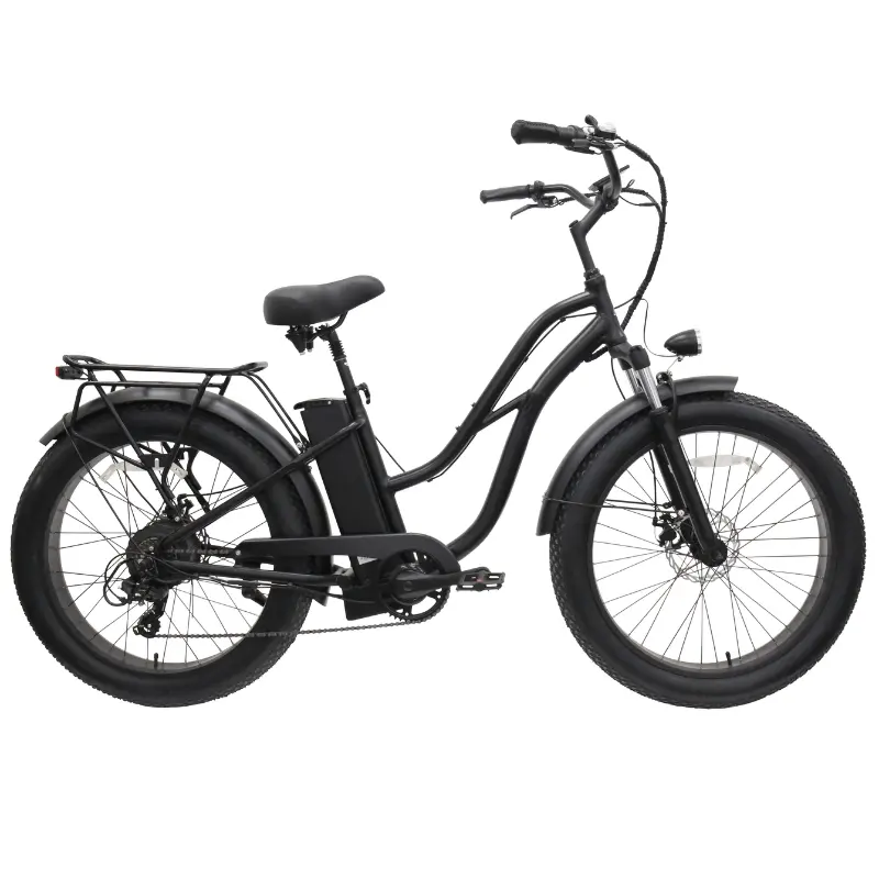 E bike cruiser 48V إطار عريض 26 * إطار e bike fat type e bike wy