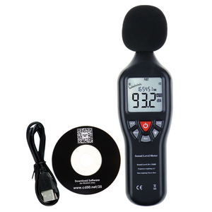 高精度测量30dB-130dB与数据记录功能声级计与背光显示屏紧凑专业 - Product Image 1