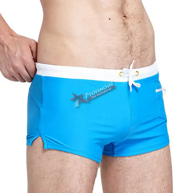 Boxer Briefs Underwear Swim Shorts Pants Men's Swimming Trunks Sexy Swimwear