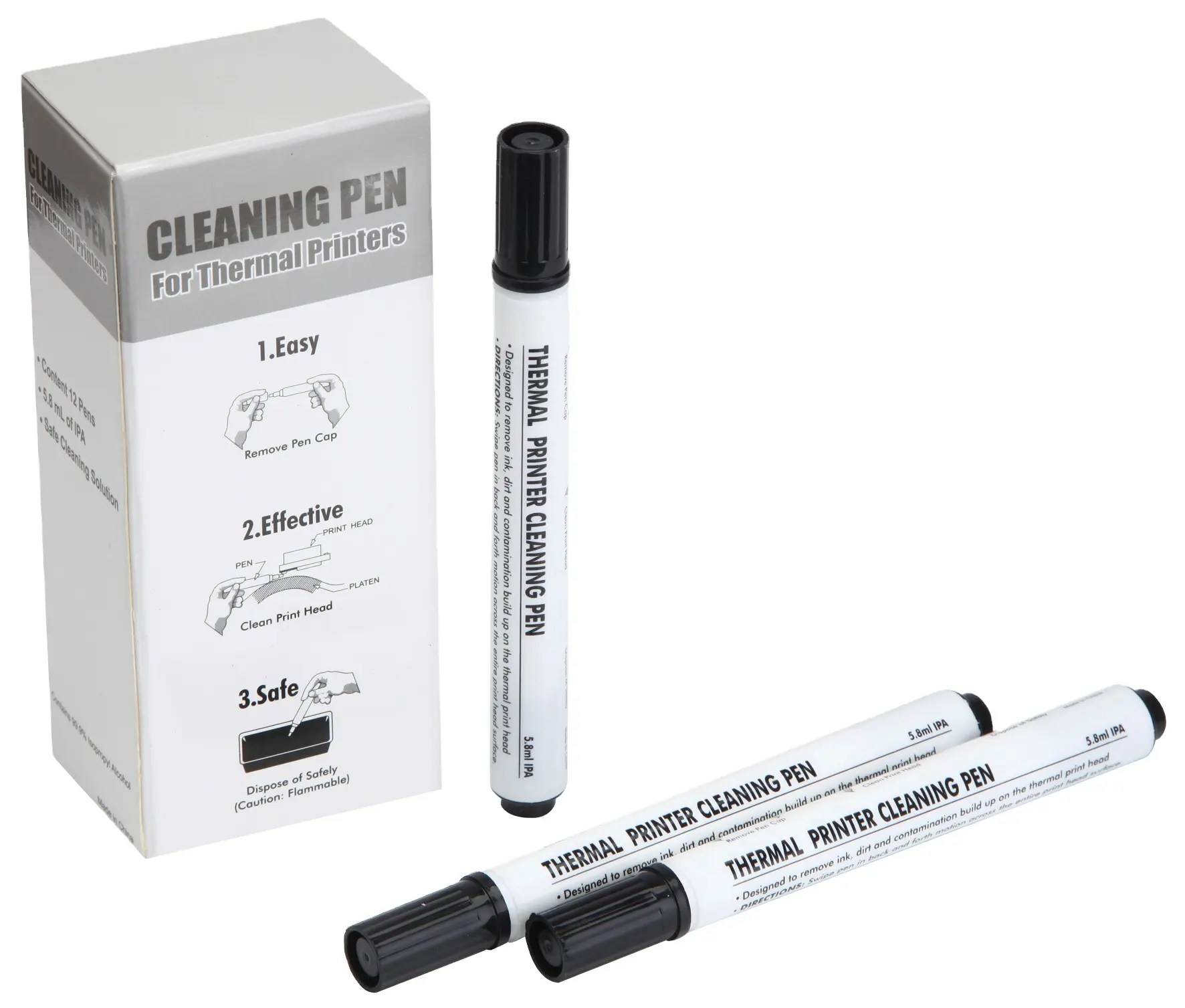 Imprimante d'étiquettes stylo de nettoyage