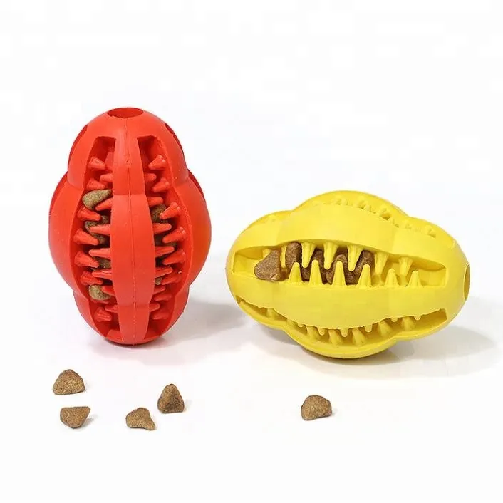 Pet Toy Balls Dog Chew Durable Dog Treat Rugby