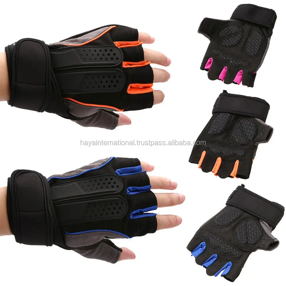 Ladies Wholesale HIFWG7 Adjustable Weight Lifting Sports Gym Gloves
