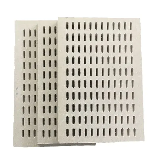 Plafond en gypse perforé de marché, carreaux stratifiés Pvc, 9mm