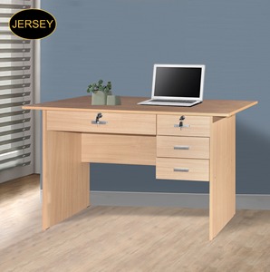 Mesa de estudio sencilla para el hogar, escritorio con 4 cajones, mesa de oficina rectangular clásica de 2 pulgadas, 2 uds. - Product Image 2