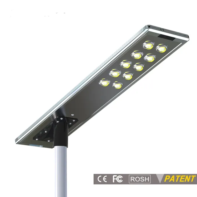 Farola LED Solar integrada para exteriores, farola de aluminio, resistente al agua IP65, 100W, todo en uno, para proyecto del Estado