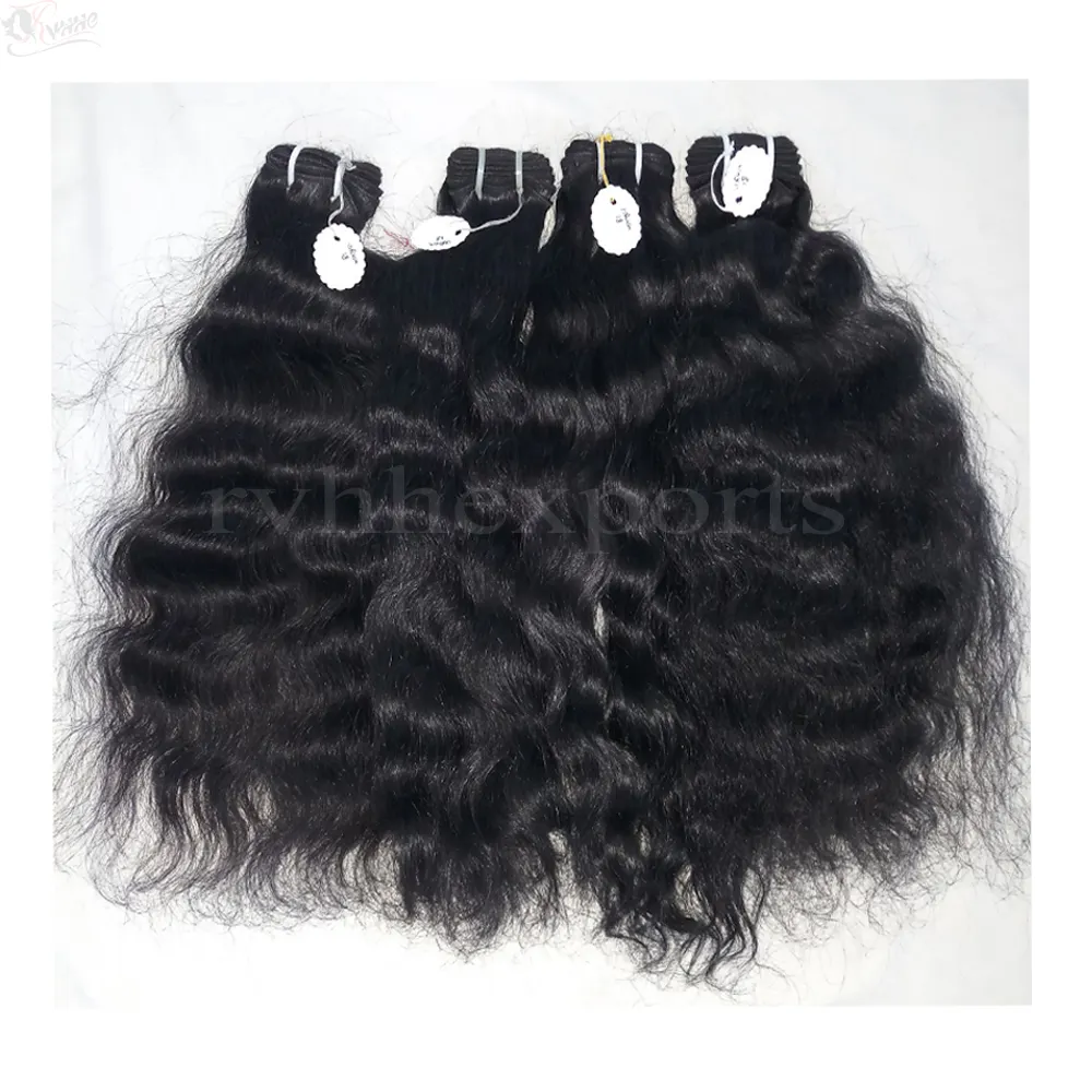 Wholesale Full Cuticle Aligned Cheap One Donor Raw Unprocessed Pure Natural Remy Indian Temple Hair