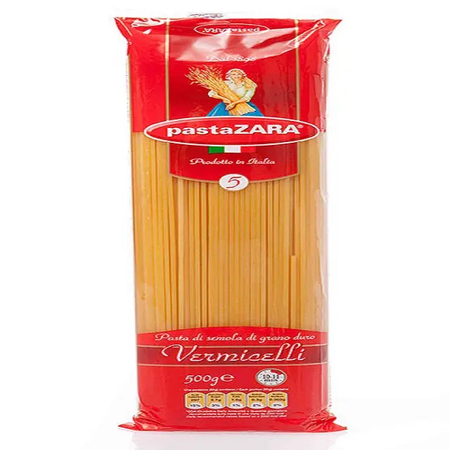 Pâtes Spaghetti italiennes de haute qualité, 4 pièces Macaroni. 900g — farine de blé, aguettis de Spa