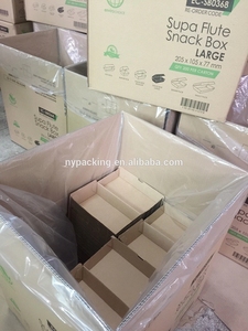 可堆肥的牛皮纸托盘矩形未印刷牛皮纸食品托盘 - Product Image 6