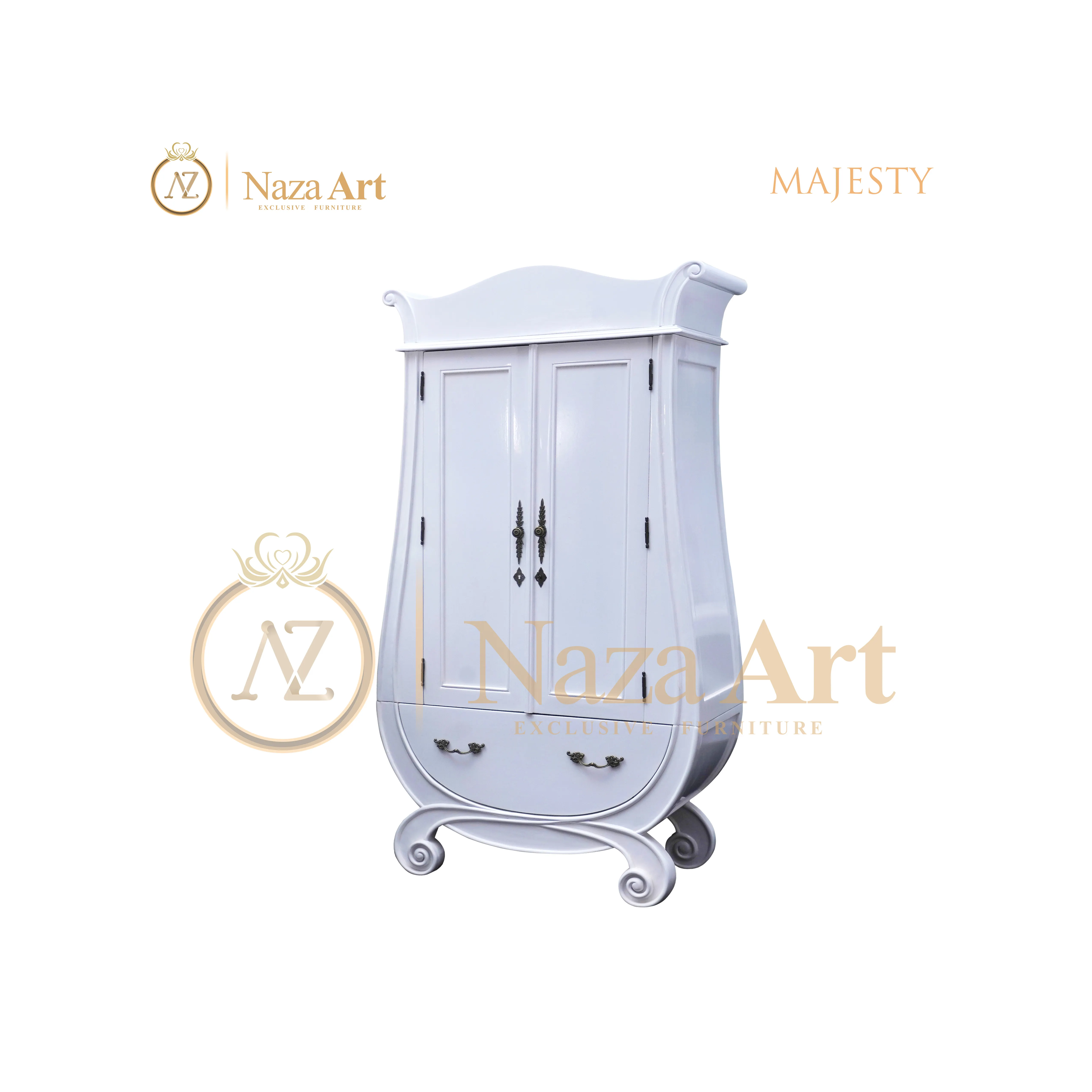 O majesty bebê feito a partir de exibição guarda-roupas com design exclusivo armário para móveis do bebê