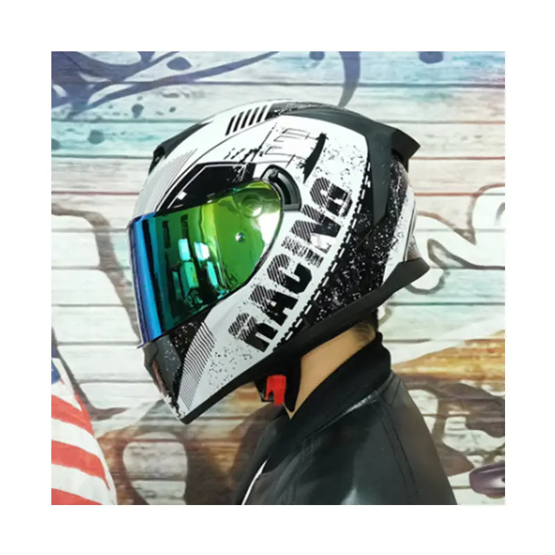अनुकूलन मोटरसाइकिल हेलमेट डबल visors संरक्षण Casco