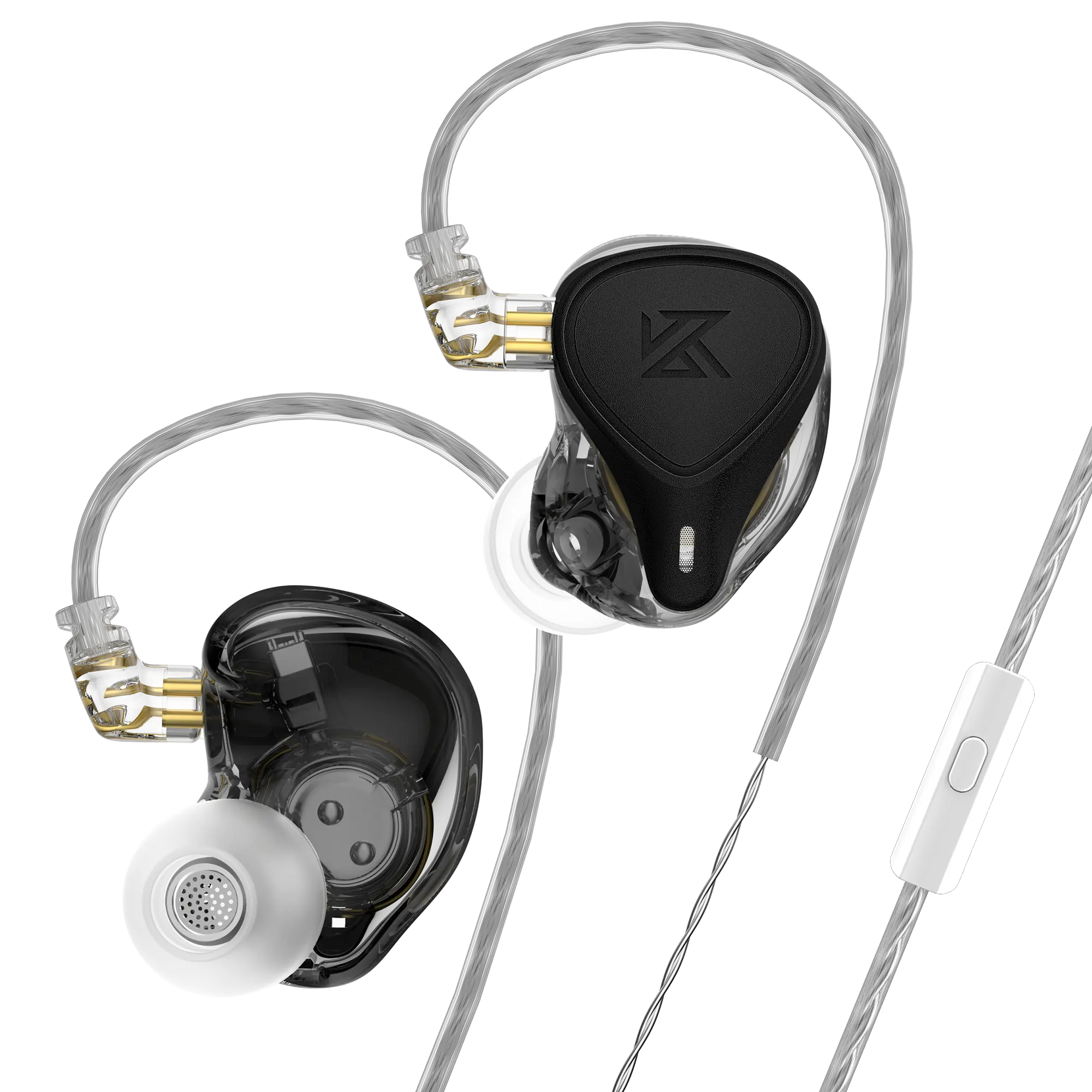 KZ ZEX Pro Earphone In-Ear Hybrid, Armatur Profesional Elektrostatik & Dinamis & Seimbang, Headphone HiFi Berkabel