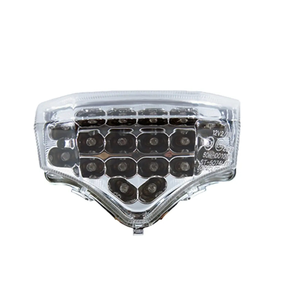 Luzes traseiras de led para motocicleta, luzes traseiras para fz6 fazer 600 fzs600 2003-2010