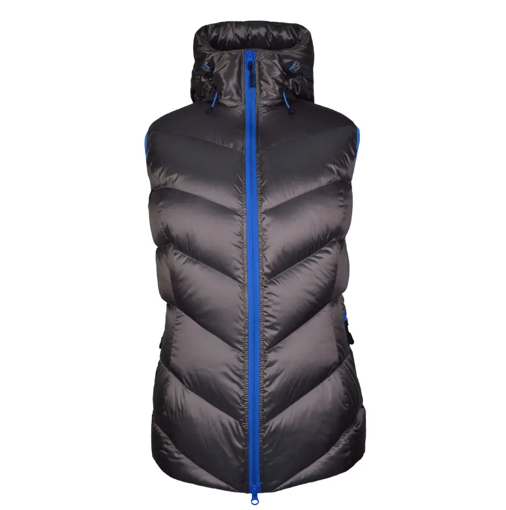 Good quality winter vest natural goose down, women's waistcoat