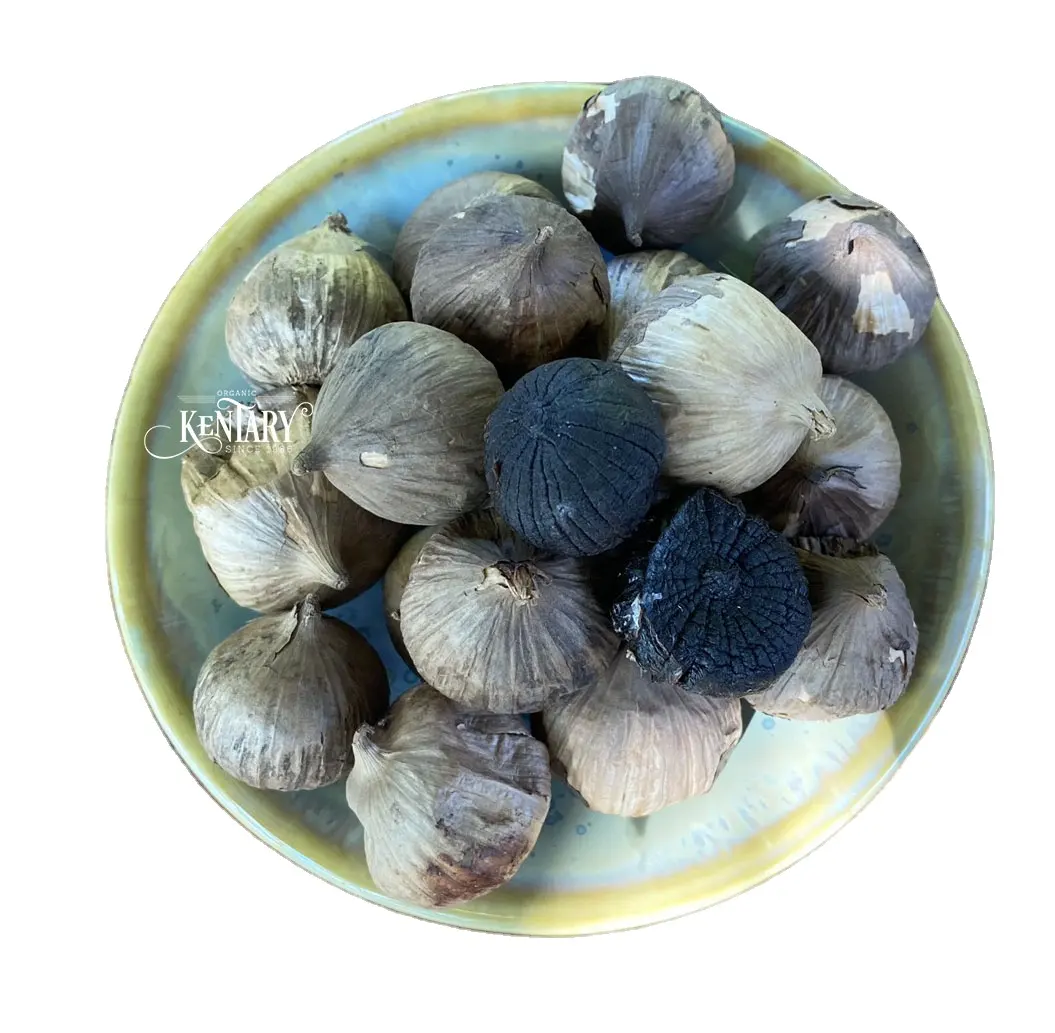 Fermentación de ajo negro solitario, tamaño de 2,5 cm, alta calidad, 100% natural, hecho en Vietnam, el mejor precio, comida no GMO