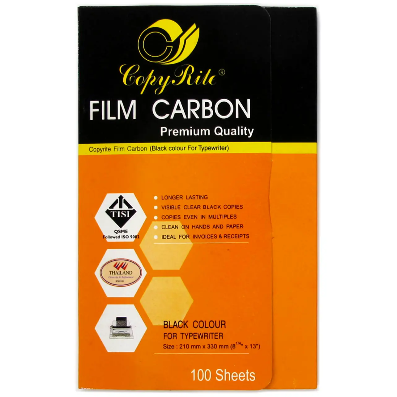 Film Carbon - Black Color From Thailand for Invoices and Documents with Clear and Sharp Copies