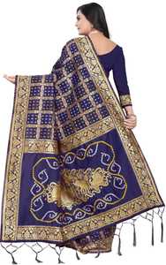 Bandhani Printed Dola Silk New Designer Party Wear Sarees Wholesale Rate Collection Bandhani Saree in Gujrat <strong>India</strong> - Product Image 3