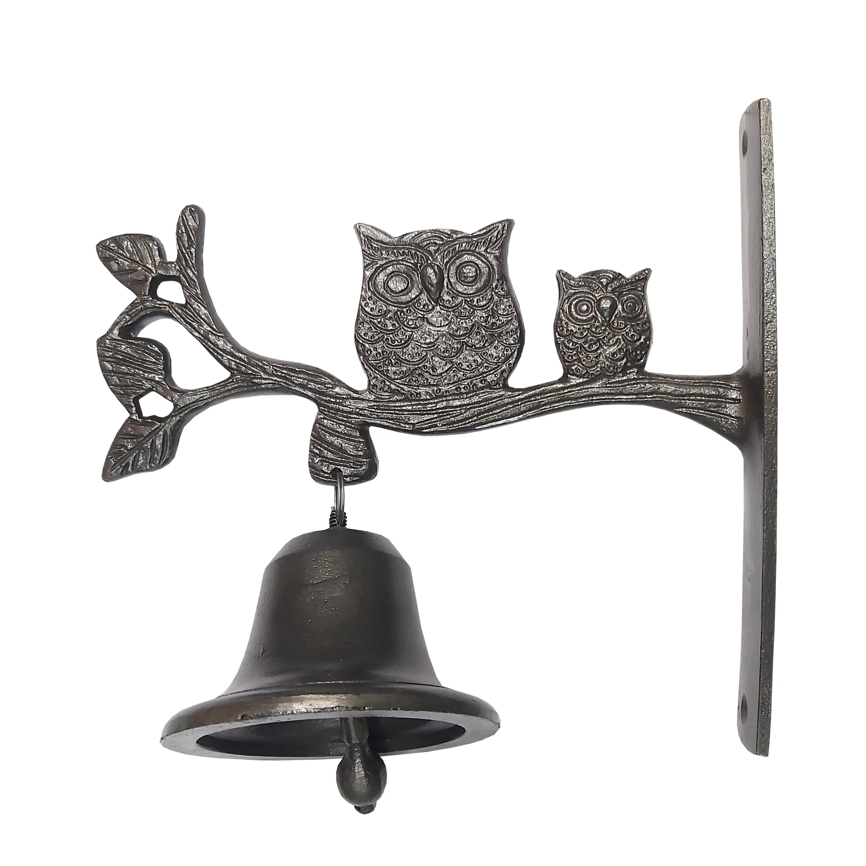 Cast natural Iron Wall Mounted Hanging Bell Trending Design Cast Iron Garden Door Bell With Superior Quality