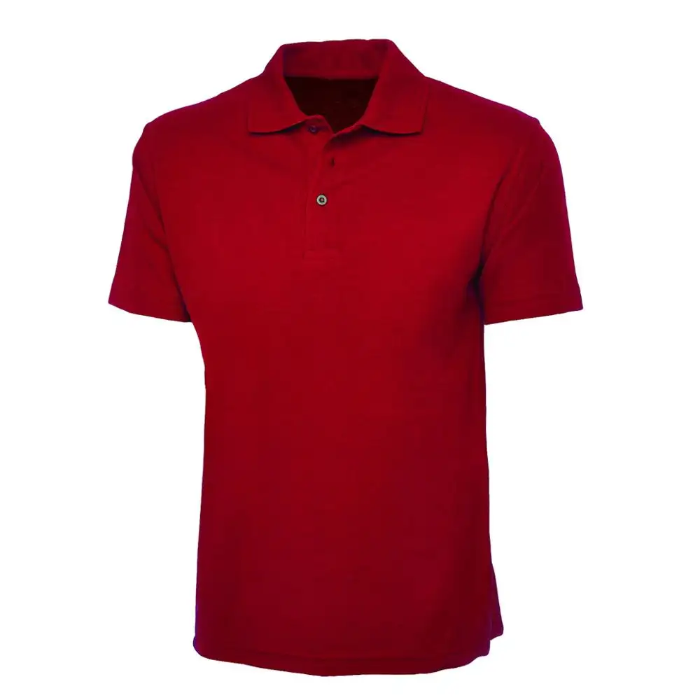 Kaus Polo Solid Kustom Kualitas Tinggi Kaus Golf Pria Outlet Pabrik