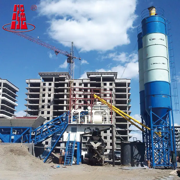 Sanq Hot Sale In Thailand / Indonesia / Malaysia mobile Concrete Batching Plant 50m3/h Mobile Concrete Mixing Plant