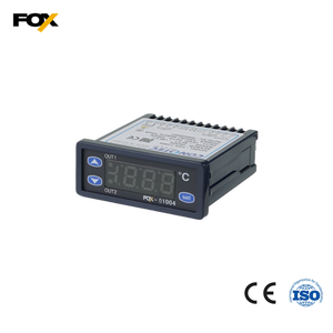 CONOTEC-controlador de temperatura de FOX-D1004, termostato, sensor de diodo, FS-100D, 2 relé de salida, fuente de alimentación, 230VAC